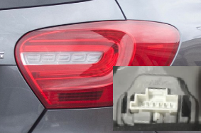 Mercedes W176 PreFacelift LED