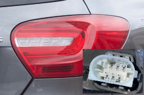 Mercedes W176 PreFacelift LED